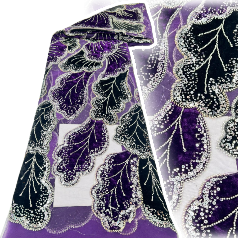 Sewing Velvet Fabric - 2026 Luxury African Lace Fabric 5