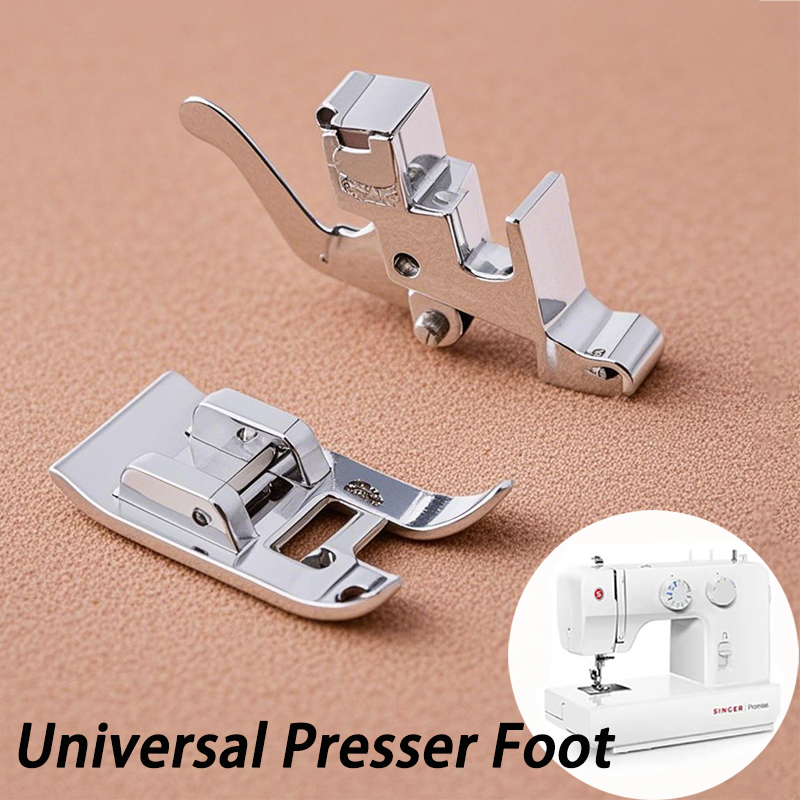 Textile Sewing Machines - 2/1Pcs Stitching Foot Holder Universal Presser