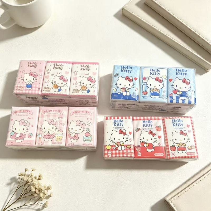 Pattern Tissue Paper - Hello Kitty Printed Handkerchief Tissue Paper,