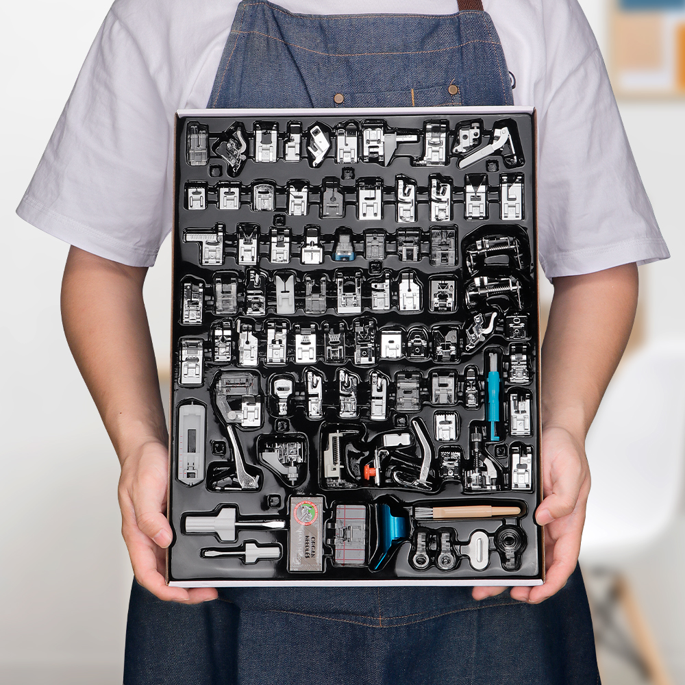 Textile Sewing Machines - 82pc/SET Full Set Sewing Machine Presser