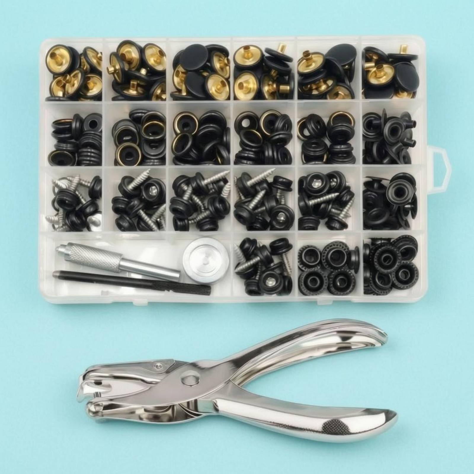 Sewing Repair - Snap Button Tool Set Heavy Duty