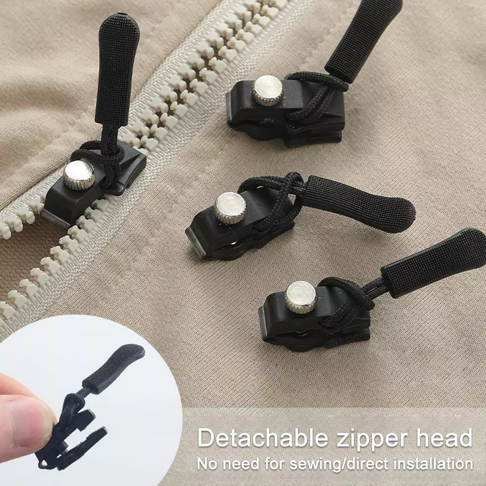 Sewing Repair - Universal Zipper Repair Kit Quick Instant