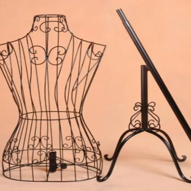 Dress Form Mannequin - Iron Female Mannequin Torso with Stable