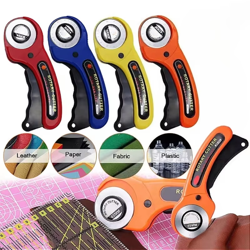 Textile Sewing Kit - 45MM Roller Wheel Knife Cloth Cutting