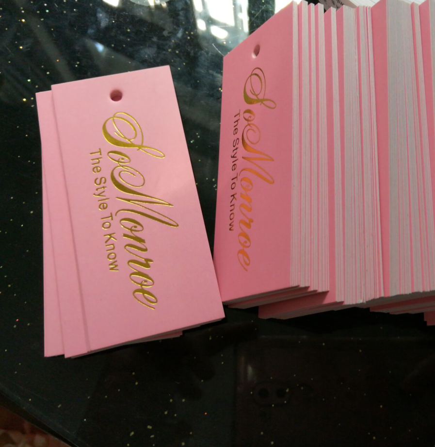 Sewing Label - 1000pcs Customized Hang Tags Labels for
