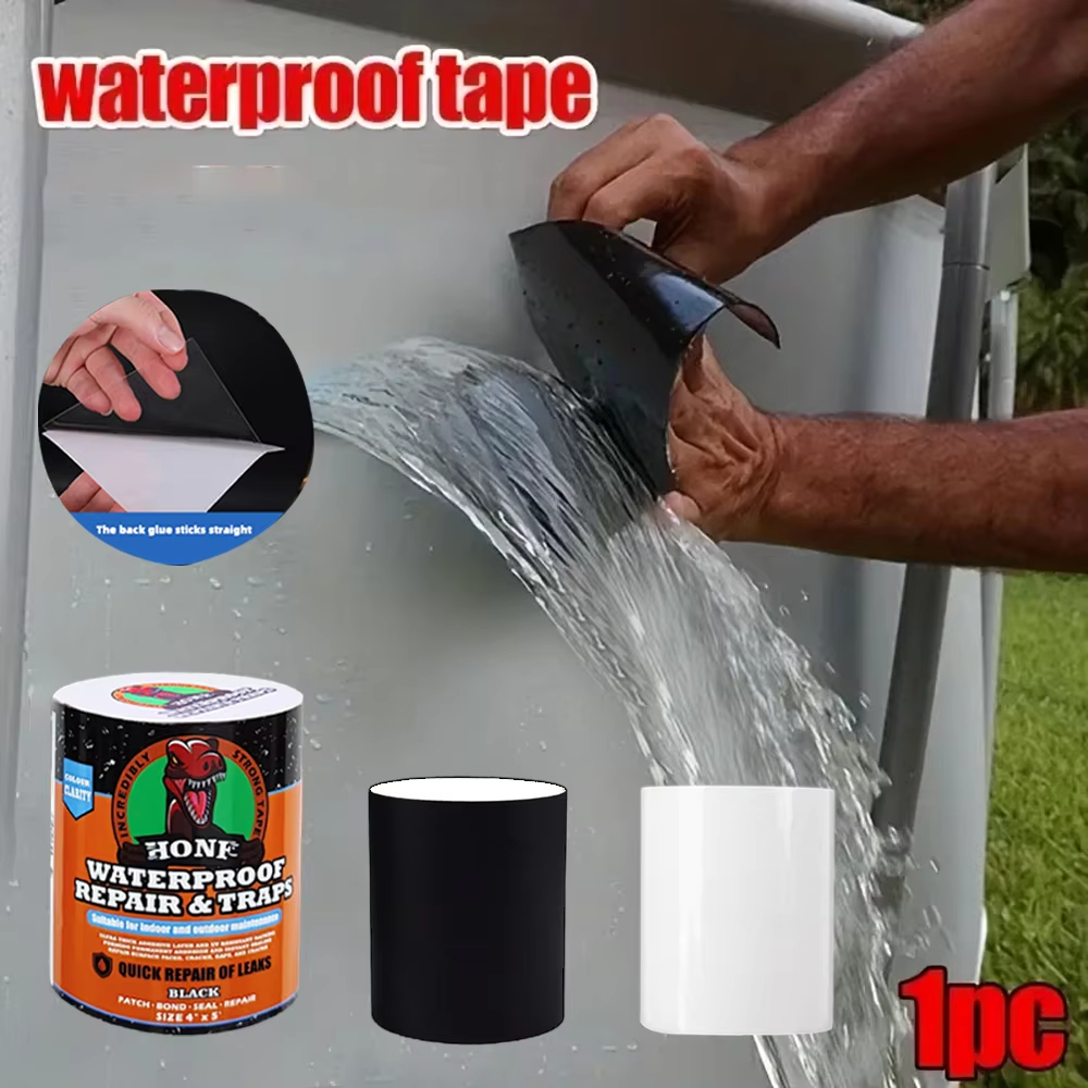 Sewing Repair - Black / Transparent Strong Waterproof Tape,
