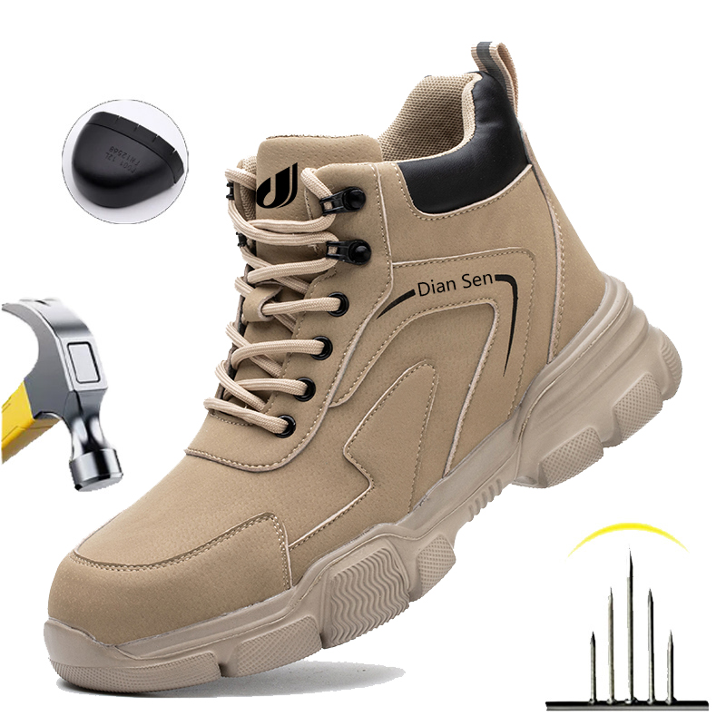 Sewing Nylon - Mens Work Boots Steel Toe Shoes