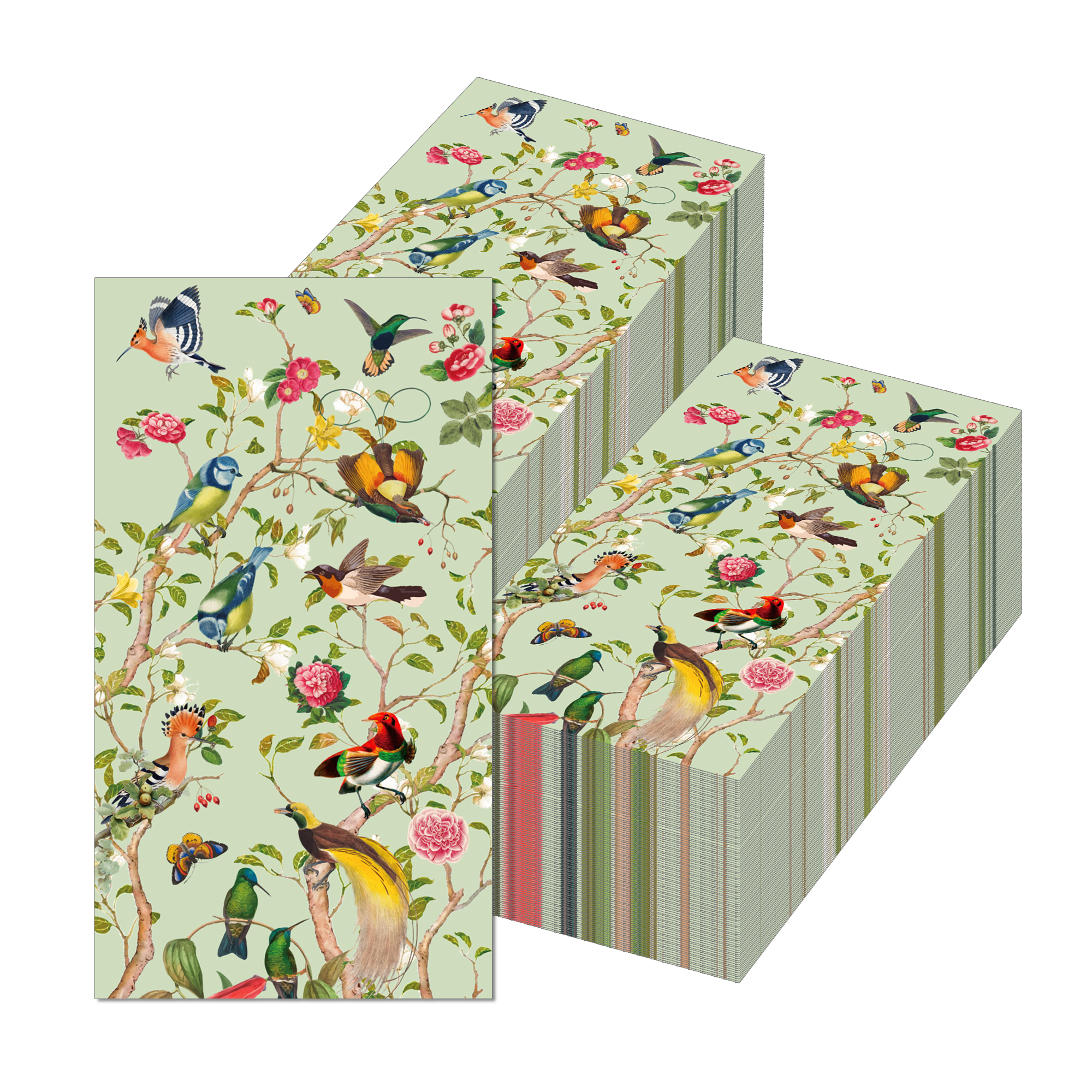 Pattern Tissue Paper - Vintage Paper Napkins Wedding Birds Tree