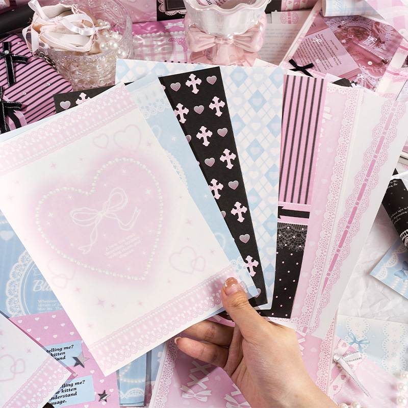 Pattern Tissue Paper - 30 pcs Large size Vintage Decorative