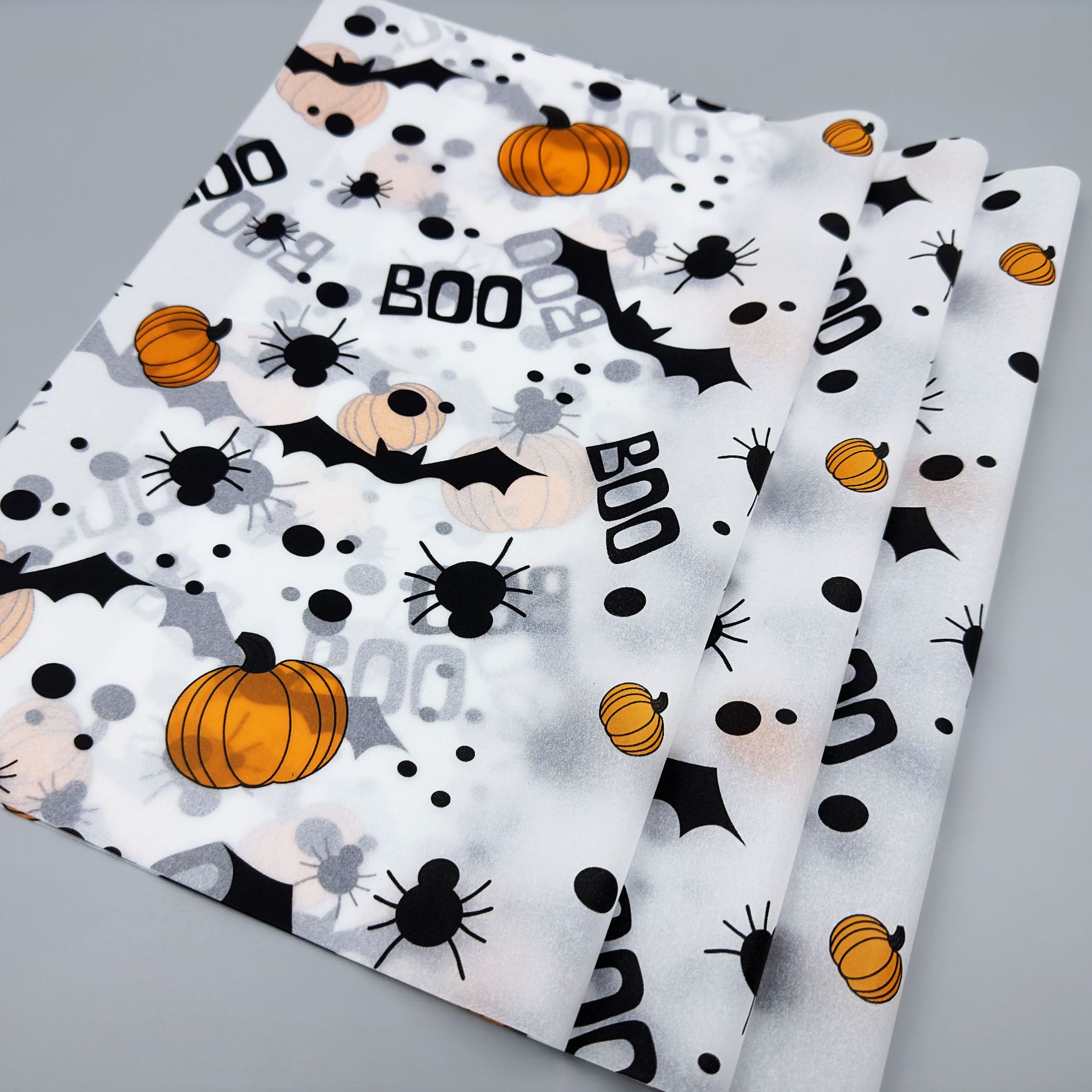 Pattern Tissue Paper - 30 Sheets Halloween Tissue Paper Boo
