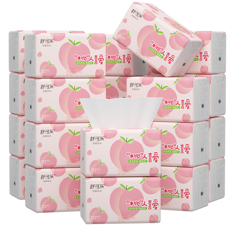 Pattern Tissue Paper - Cute Peach Pattern Facial Tissues 5