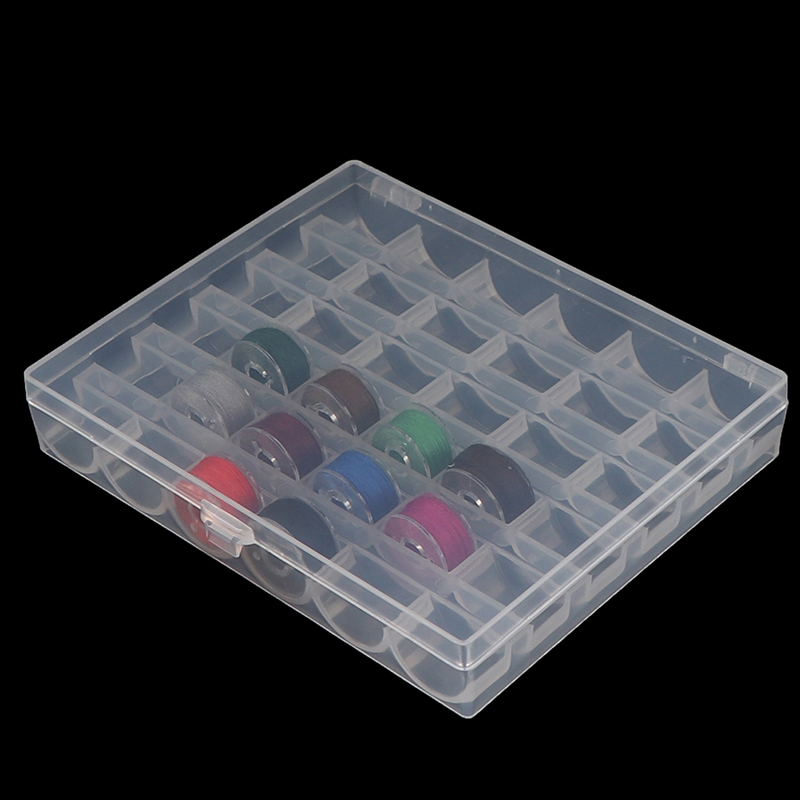 Textile Sewing Kit - 1pc 36 Spools Empty Bobbins Storage