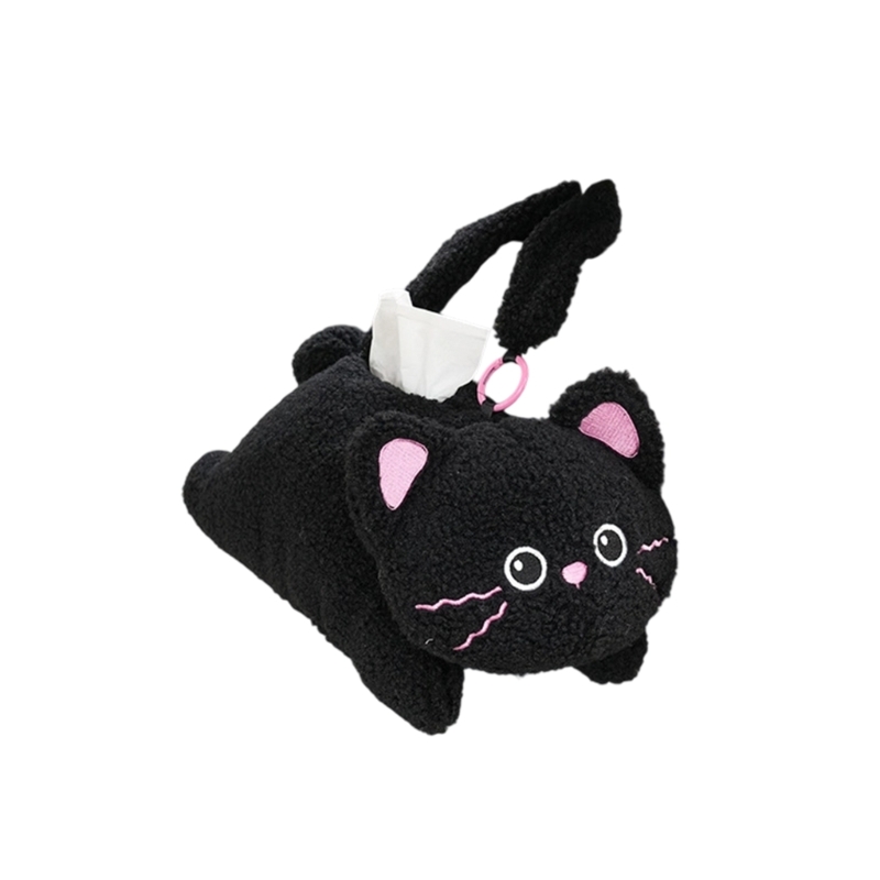 Pattern Tissue Paper - Cartoon Hanging Plush Napkin Holder Headrest
