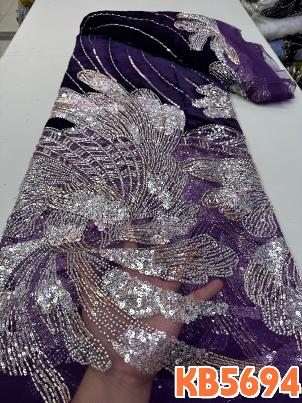 Sewing Velvet Fabric - DREAMYALISI African Lace Fabric 5 Yards