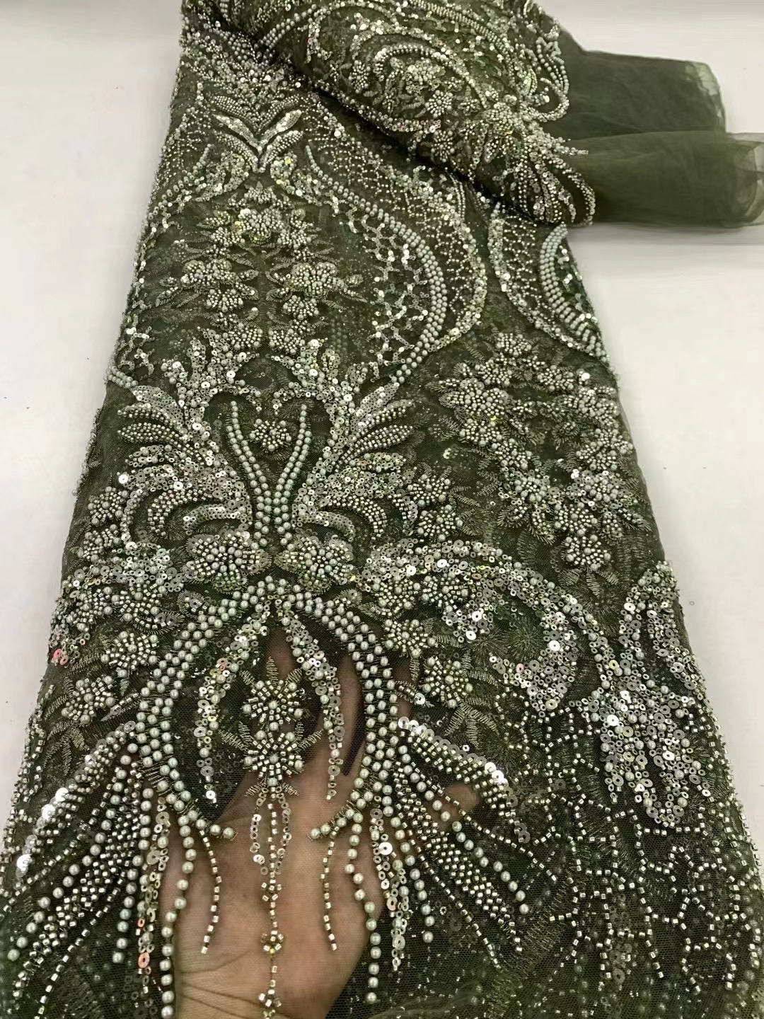 Sewing Net - African Sequins Lace Fabric High Quality