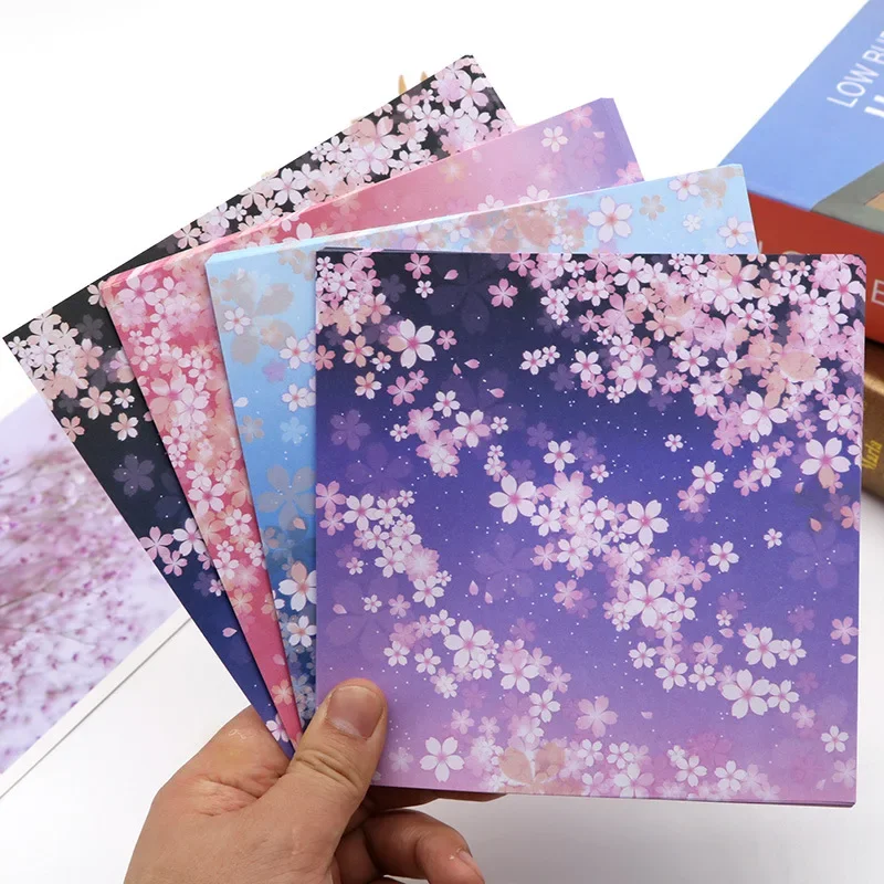 Pattern Tissue Paper - 60pcs Japanese Floral Origami Kids Handmade