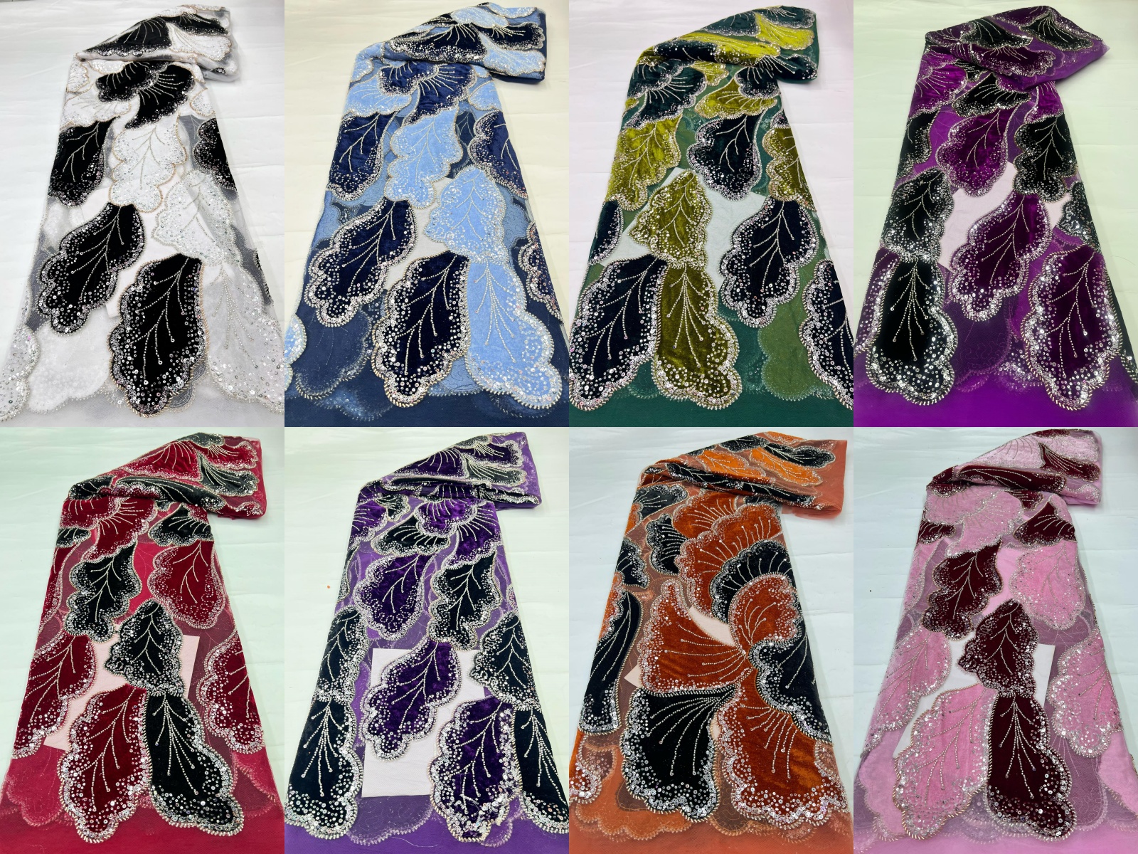 2026 Luxury African Lace Fabri - Sewing Velvet Fabric ulasan dan harga