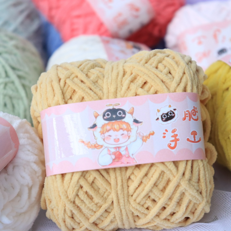 40g 3mm Chenille Hand Knitting - Sewing Recycling ulasan dan harga