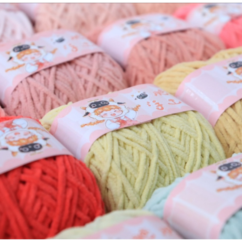 40g 3mm Chenille Hand Knitting - Sewing Recycling ulasan dan harga