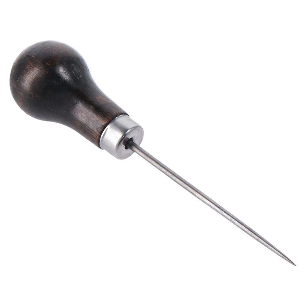 3Pcs Wooden Handle Scratch Awl - Sewing Repair ulasan dan harga