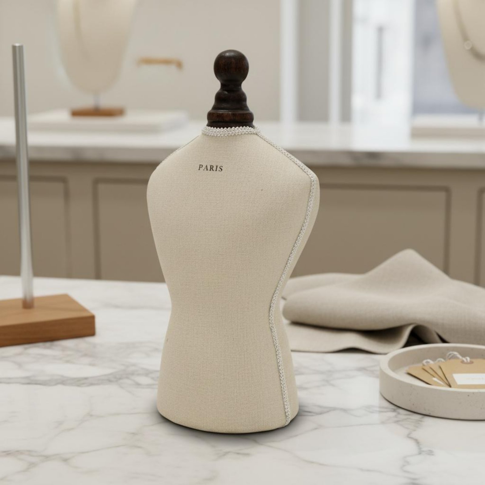 Necklace Bust Stand Tabletop B - Dress Form Mannequin ulasan dan harga