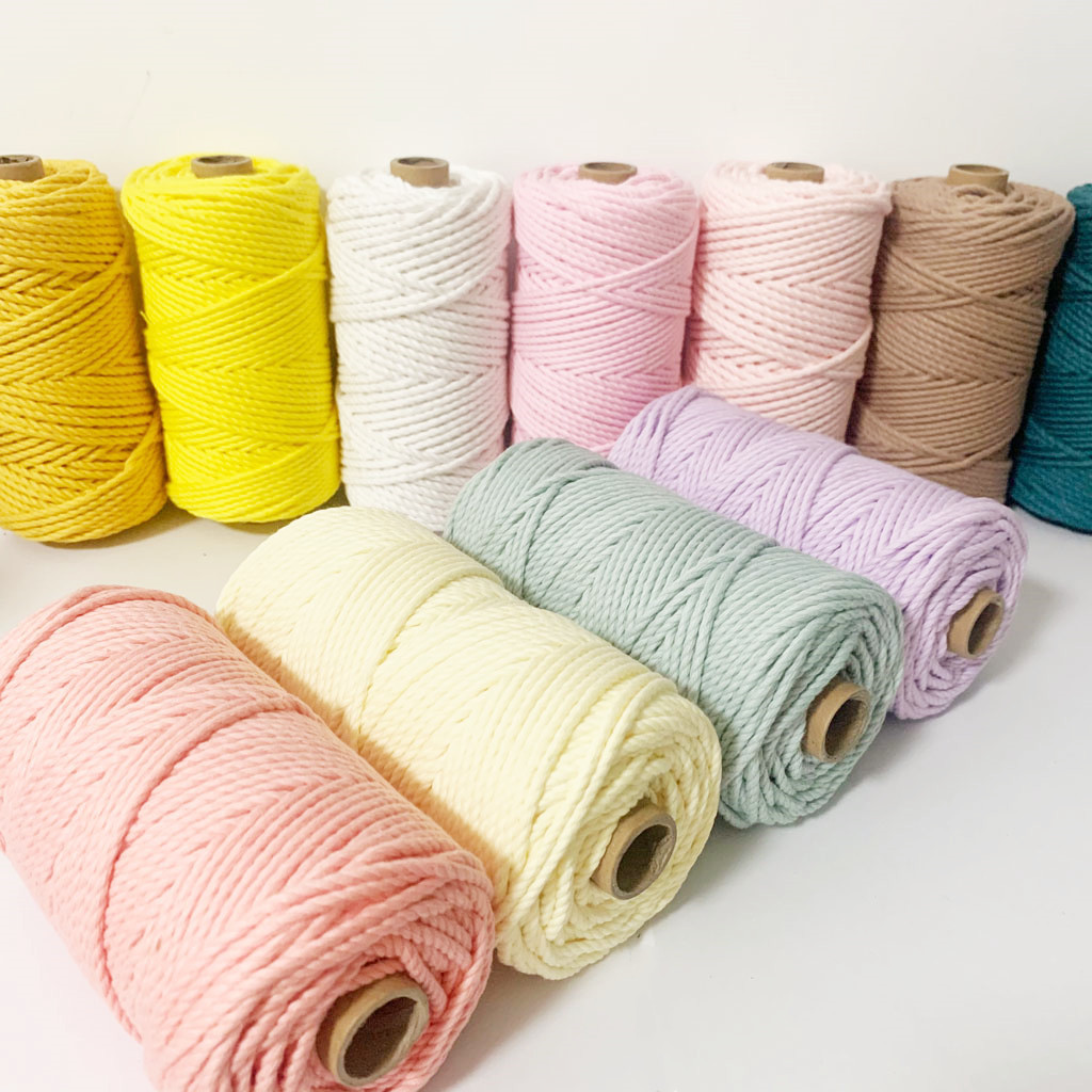 Macrame Cotton Rope Thread for - Sewing Recycling ulasan dan harga