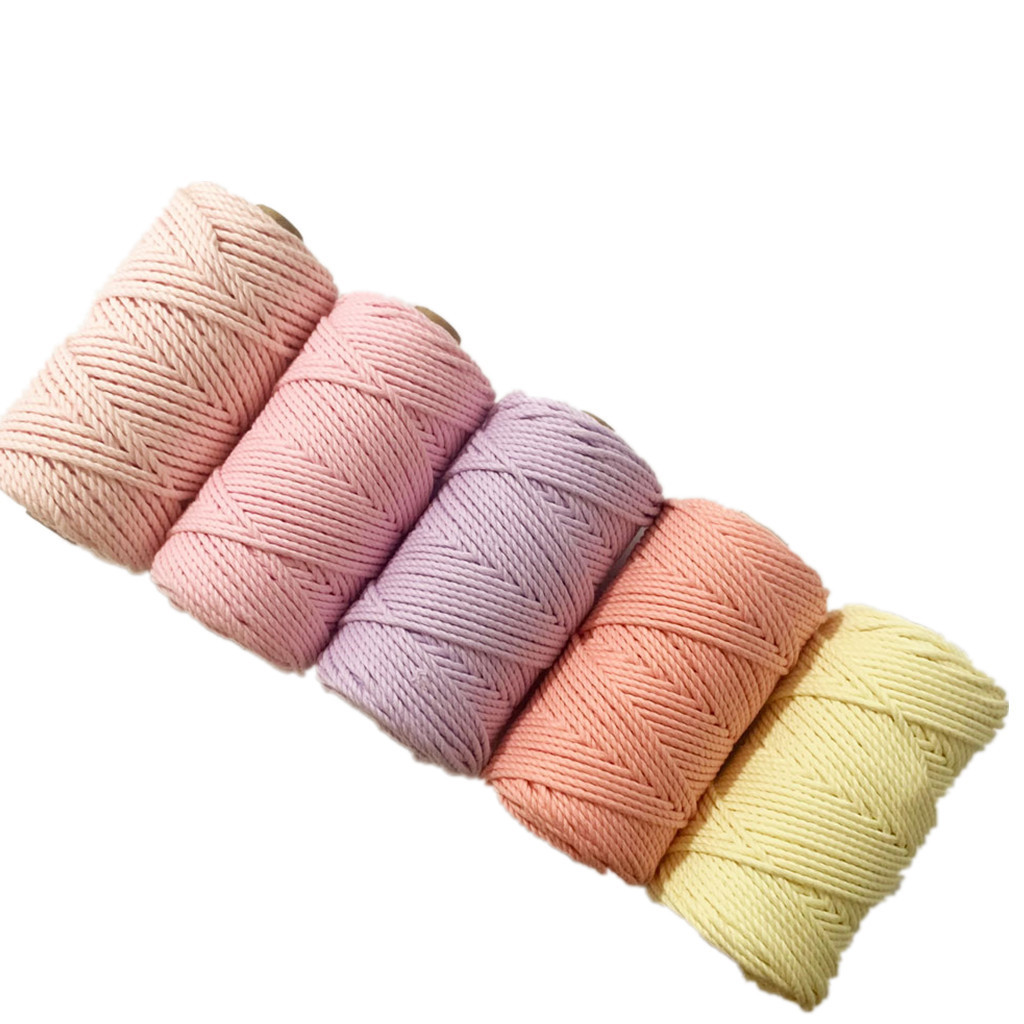 Macrame Cotton Rope Thread for - Sewing Recycling ulasan dan harga