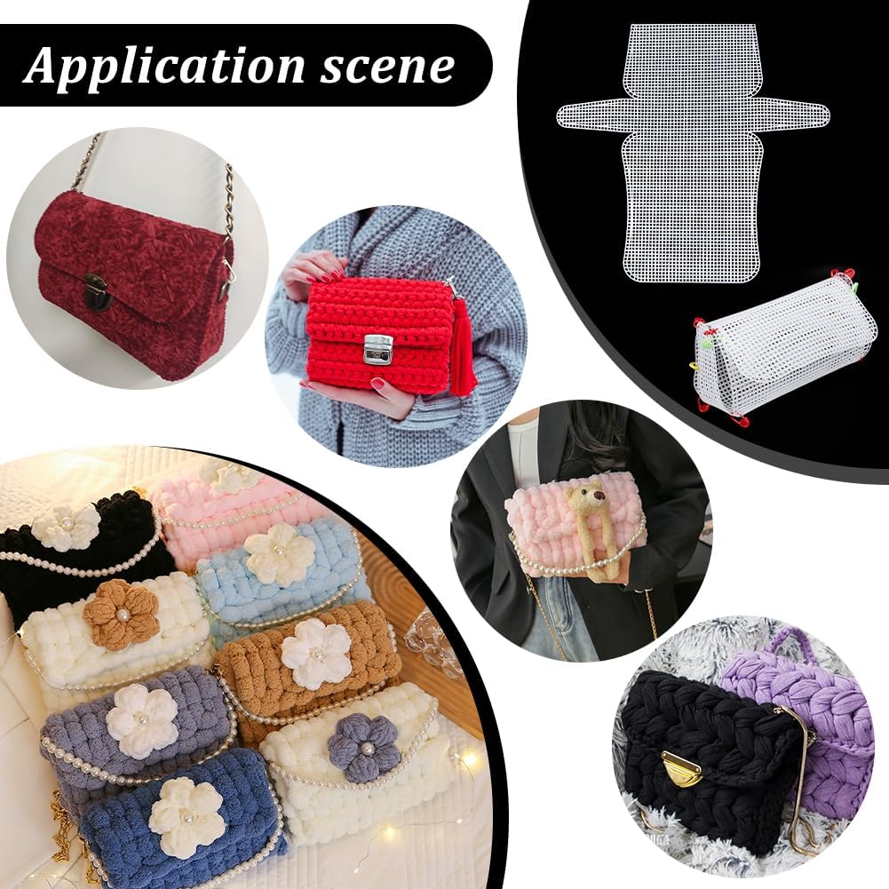 1-4Pcs Plastic Mesh Canvas She - Sewing Net ulasan dan harga