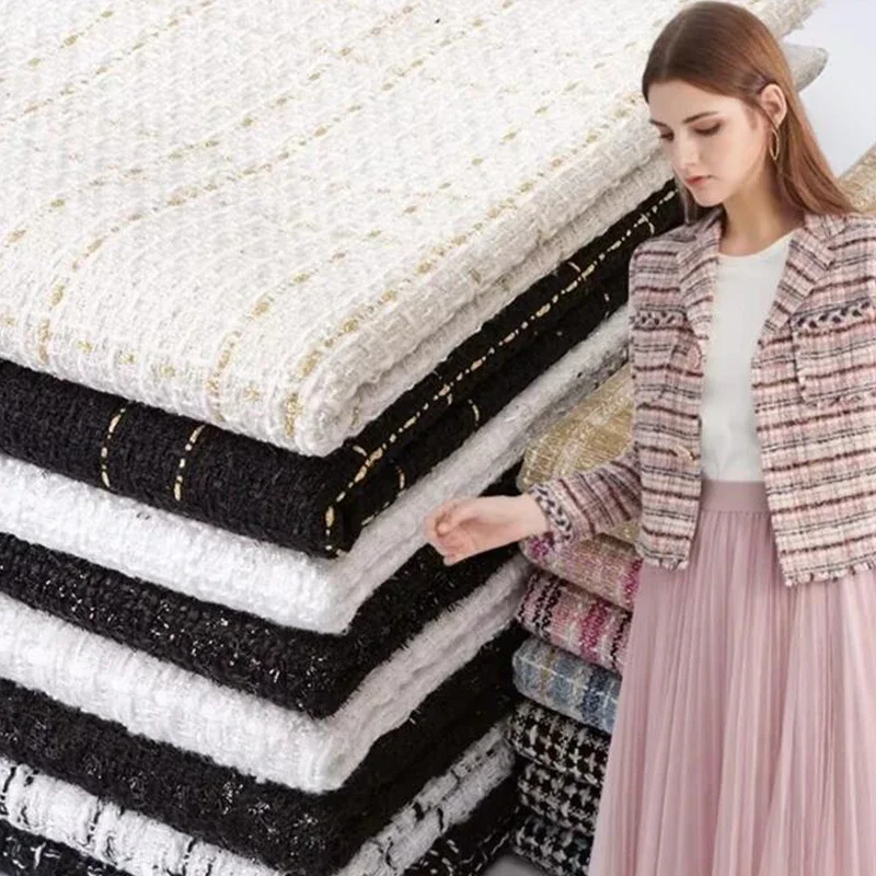 50cm Gold Silk Small Fragrance - Sewing Tweed ulasan dan harga