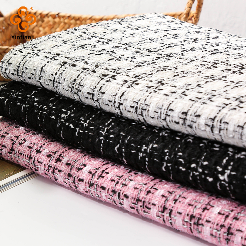 Woven Tweed Fabric Luxurious A - Sewing Tweed ulasan dan harga