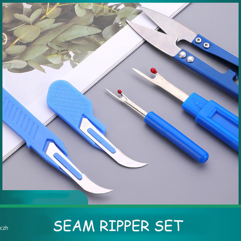 5Pcs Blue Sewing Ripper Kit wi - Sewing Repair ulasan dan harga