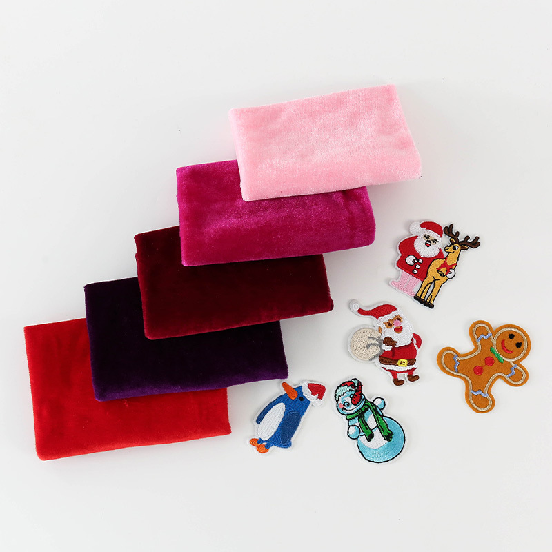 5Pcs 50x50cm Solid Color Velve - Sewing Velvet Fabric ulasan dan harga