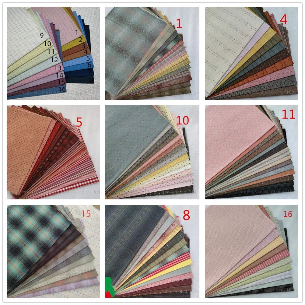 Japanese Yarn-Dyed Sewing Fabr - Sewing Tweed Fabric ulasan dan harga