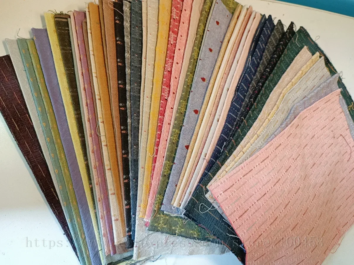 Japanese Yarn-Dyed Sewing Fabr - Sewing Tweed Fabric ulasan dan harga