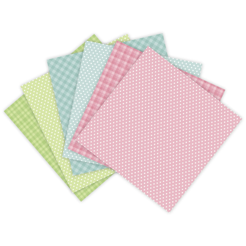 12 Sheets Spring Colors Craft  - Pattern Tissue Paper ulasan dan harga