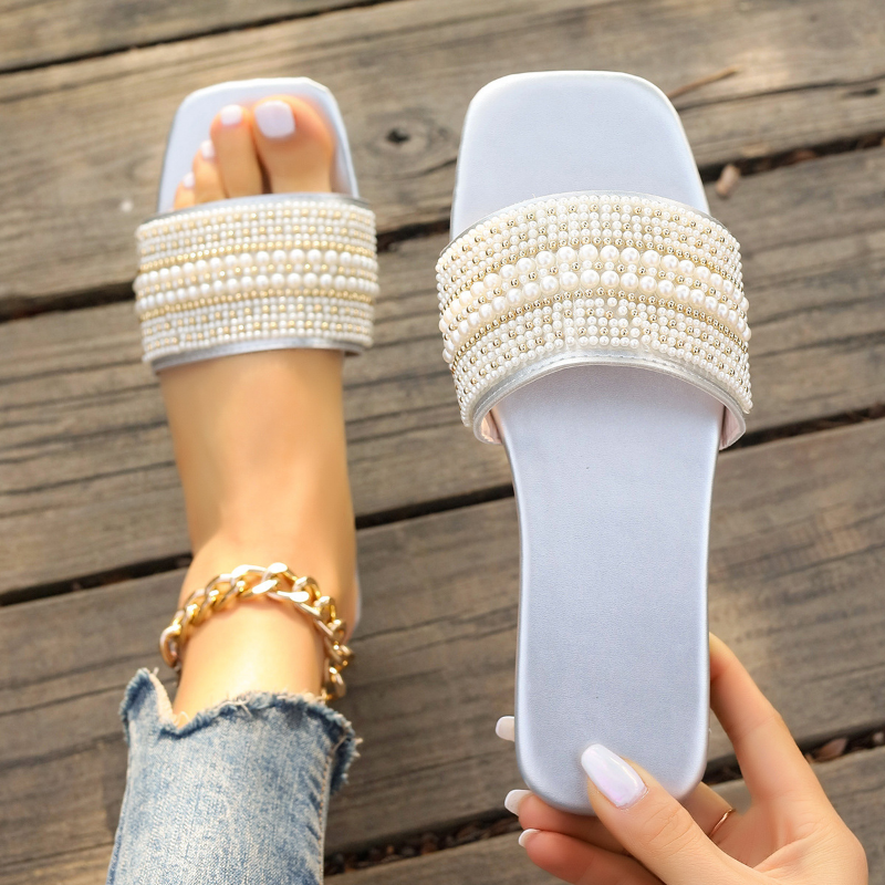Women Luxury Pearl Slippers 20 - Sewing Art ulasan dan harga