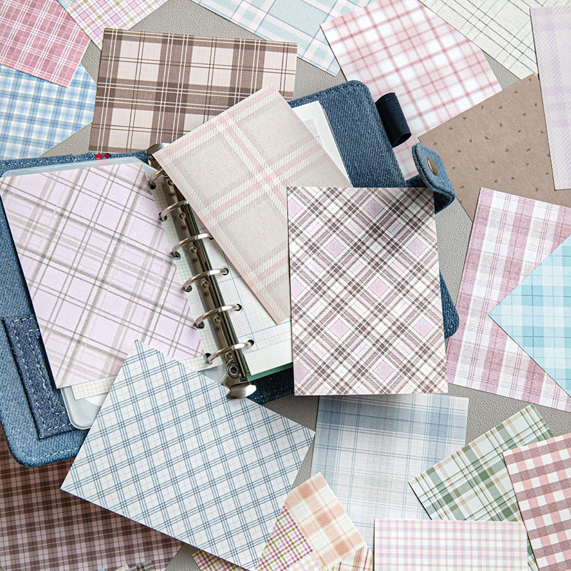 50pcs Creative Plaid Decor Scr - Pattern Tissue Paper ulasan dan harga