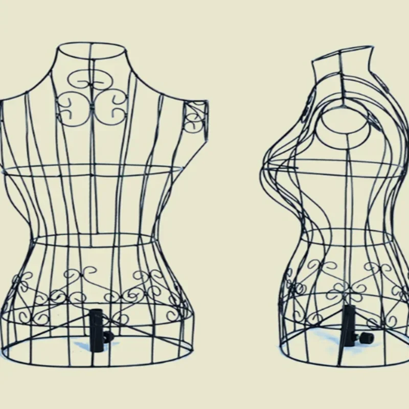 Iron Female Mannequin Torso wi - Dress Form Mannequin ulasan dan harga