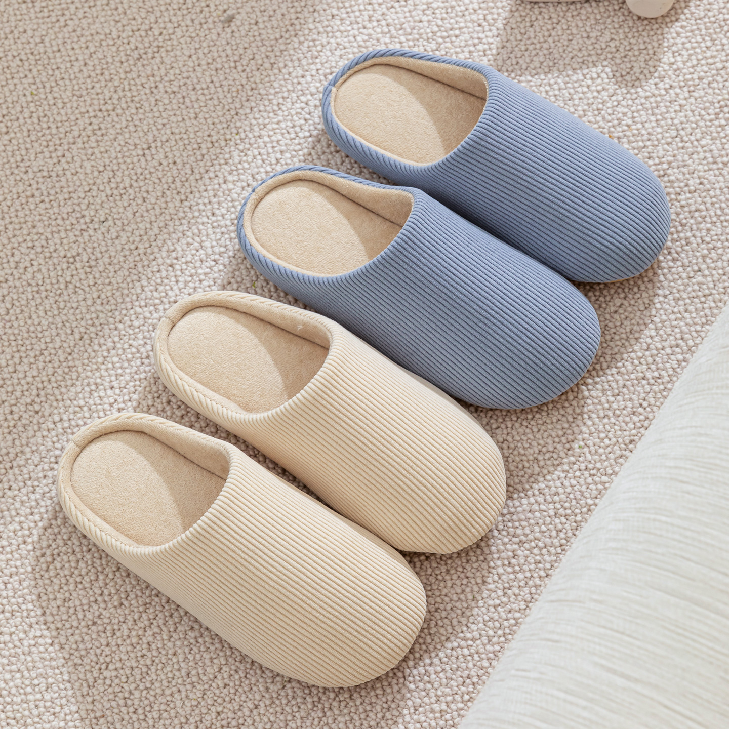 Solid Color Indoor Slippers fo - Sewing House ulasan dan harga