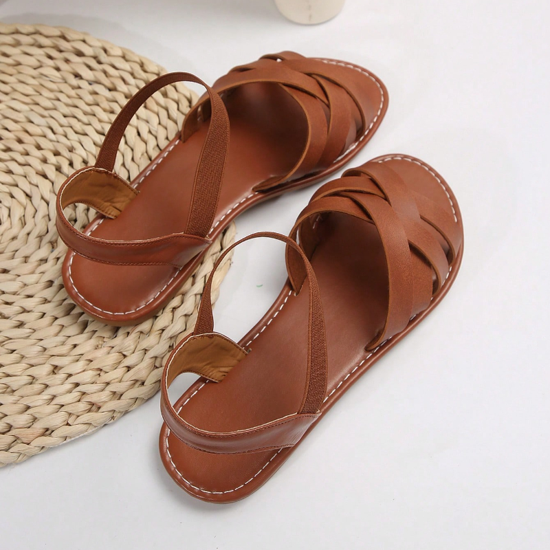 Women's Beach Glamour Sandals  - Elastic Waistband Roll ulasan dan harga