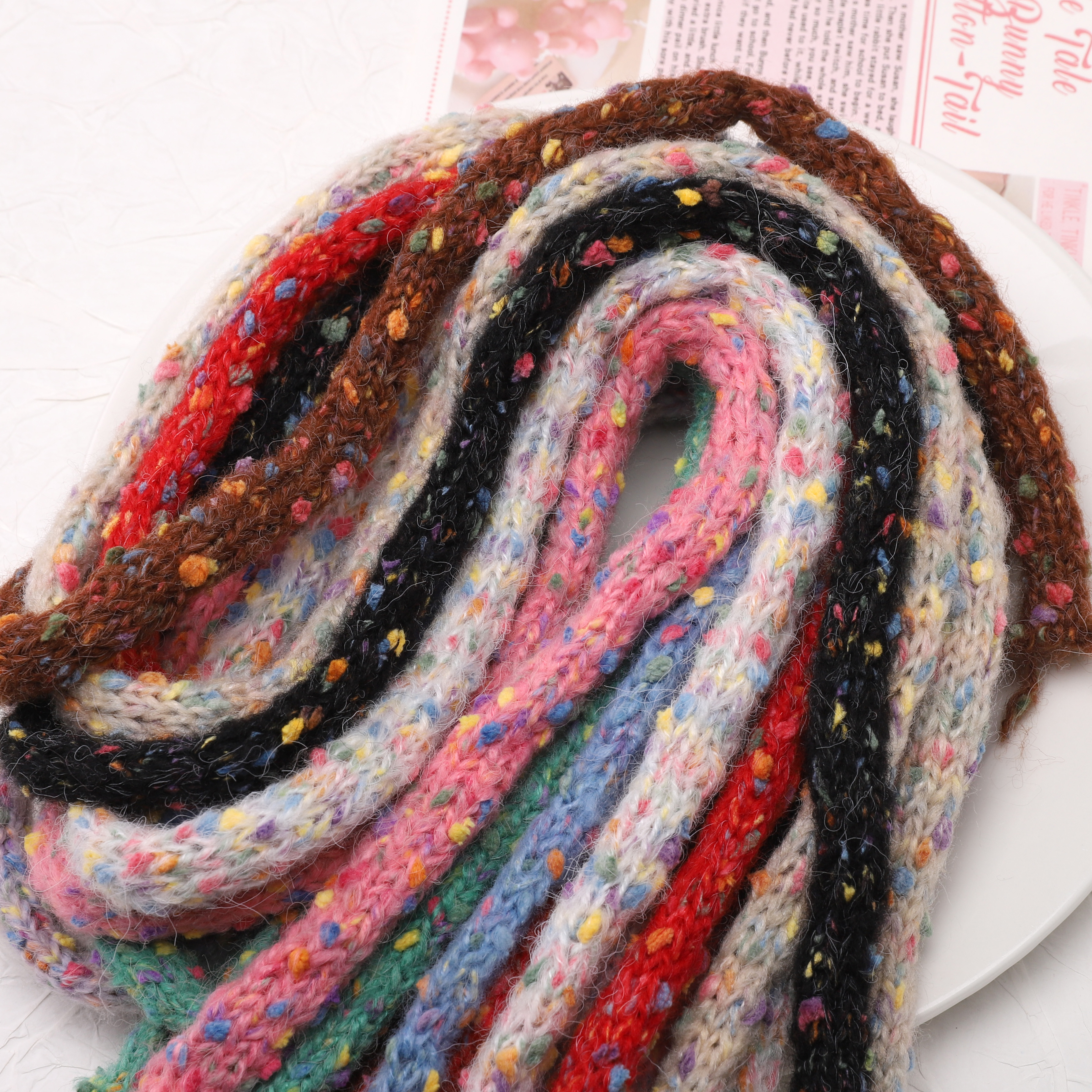 1Yard Soft Polyester Colorful  - Sewing Recycling ulasan dan harga