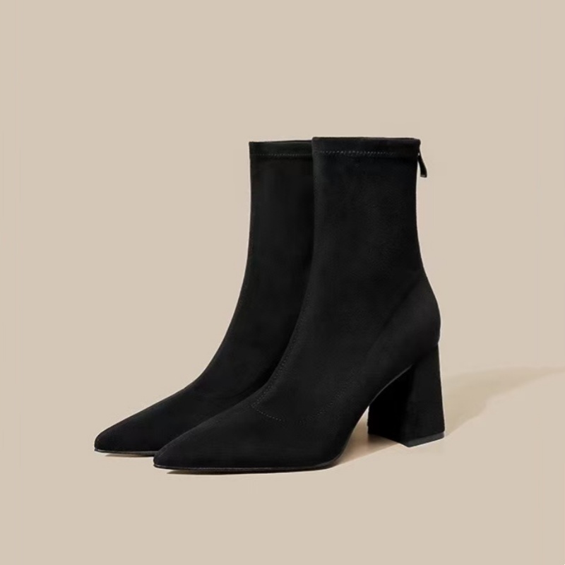 Winter Pointed Suede Comfortab - Sewing Net ulasan dan harga