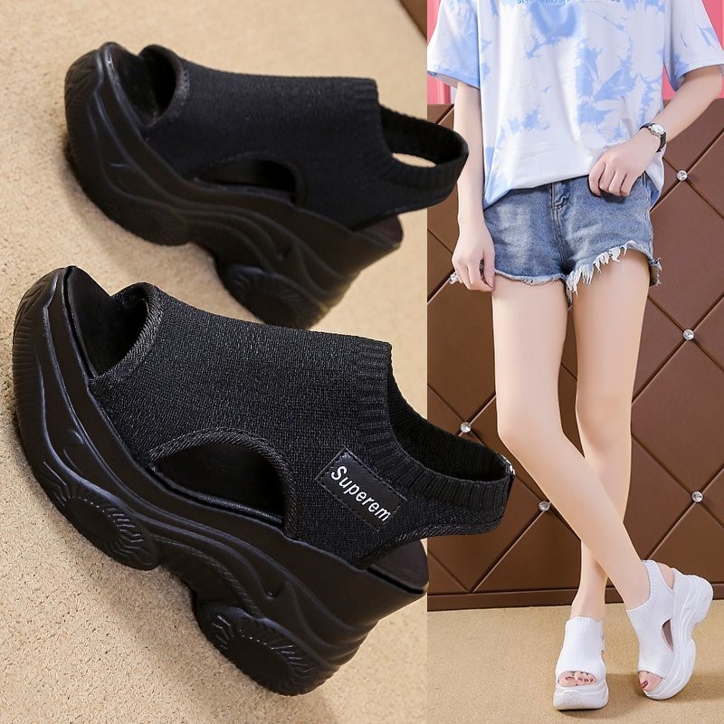 Women's Sandals 2025 Summer We - Elastic Waistband Roll ulasan dan harga