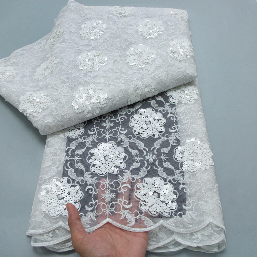 2026 French Embroidered Mesh L - Sewing Net ulasan dan harga