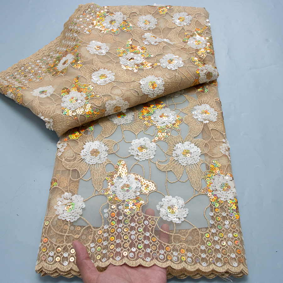 2026 French Embroidered Mesh L - Sewing Net ulasan dan harga