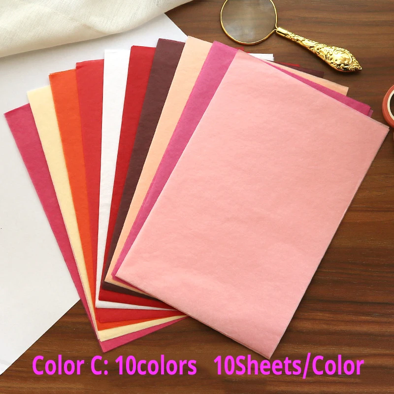 210*140mm A5 100sheets/bag Col - Pattern Tissue Paper ulasan dan harga