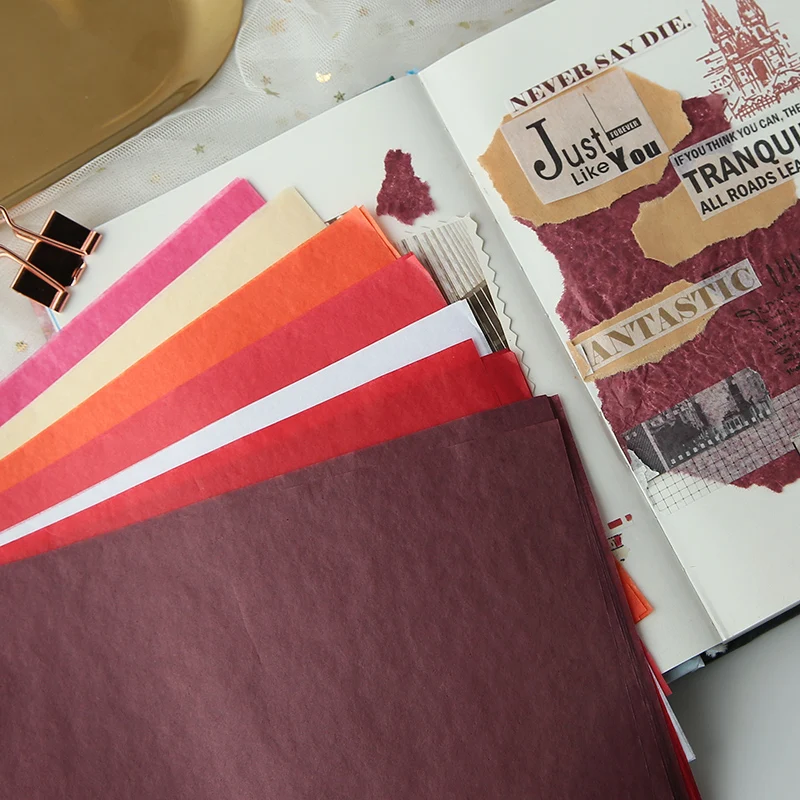 210*140mm A5 100sheets/bag Col - Pattern Tissue Paper ulasan dan harga