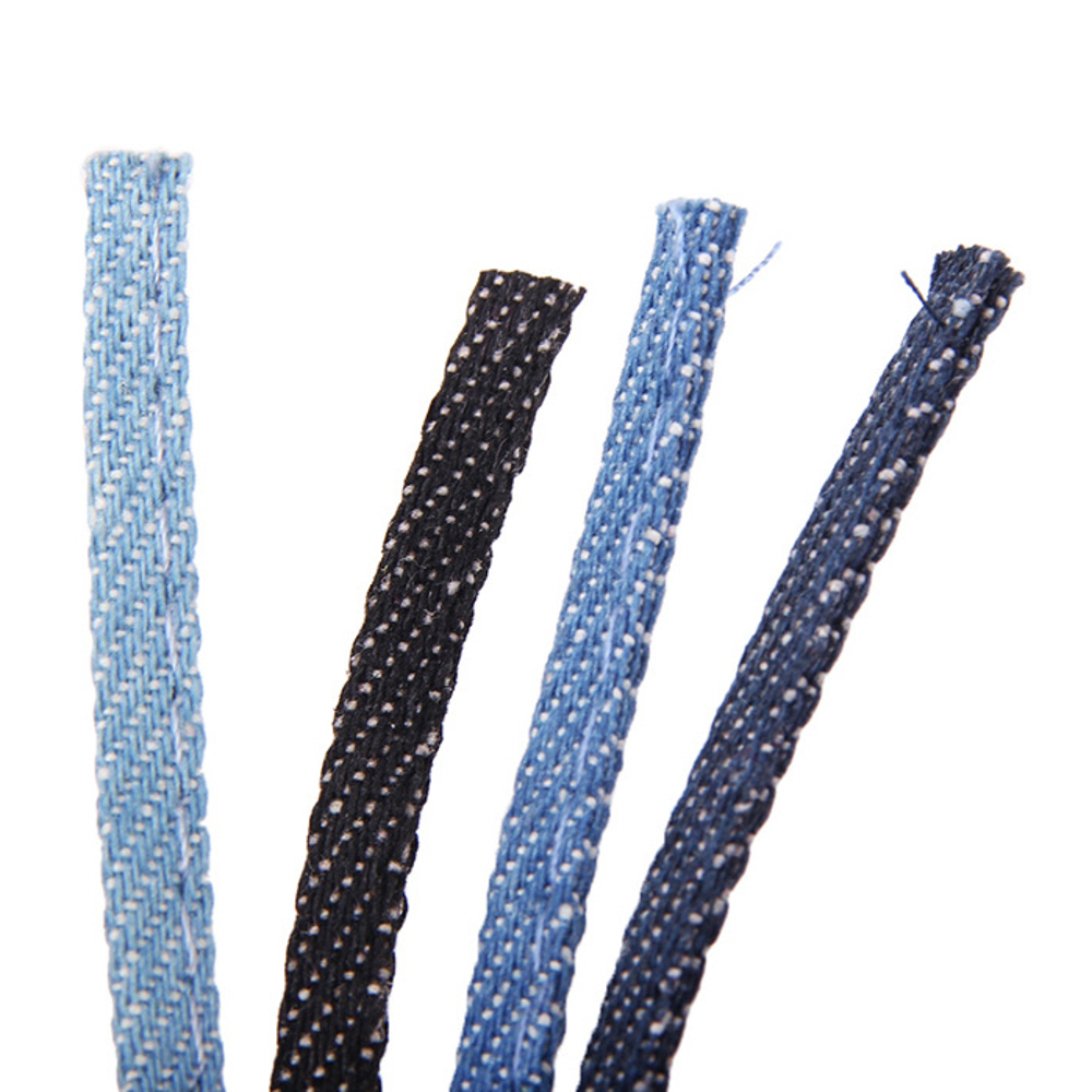 5M/Lot 5mm Denim Blue Flat Cot - Sewing Art ulasan dan harga