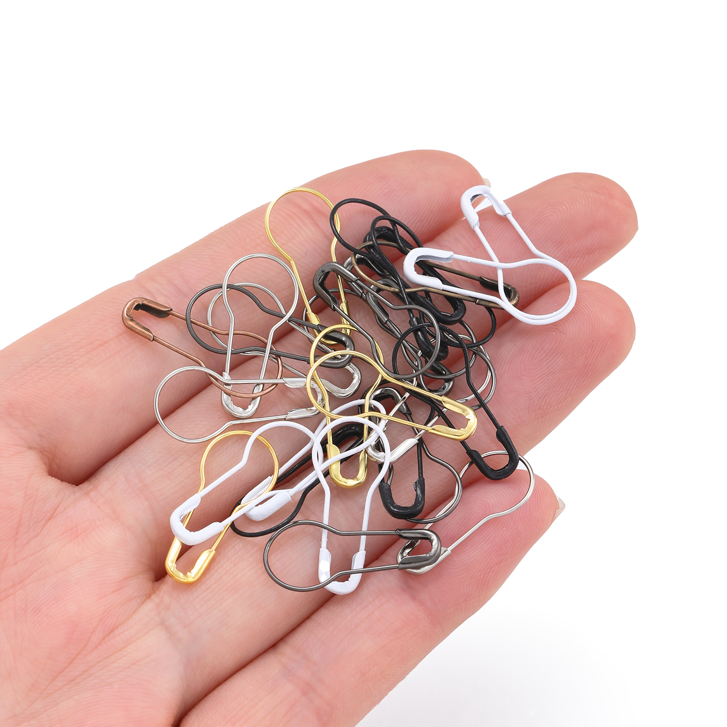 100Pcs/Lot Metal Gourd Safety  - Sewing Art ulasan dan harga