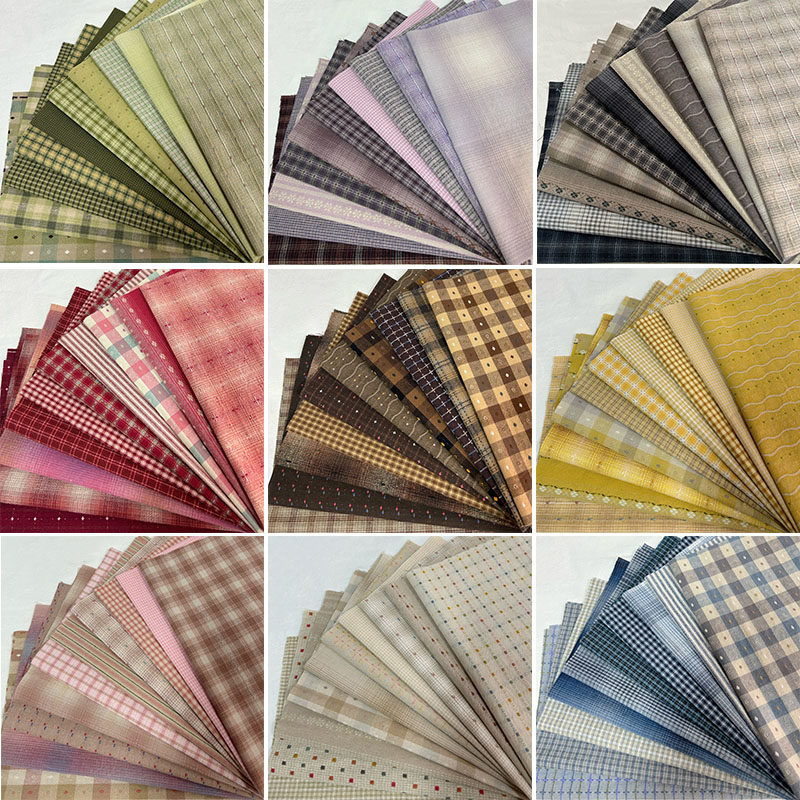 24x33cm 10pcs Pre-Dyed Cotton  - Sewing Tweed Fabric ulasan dan harga